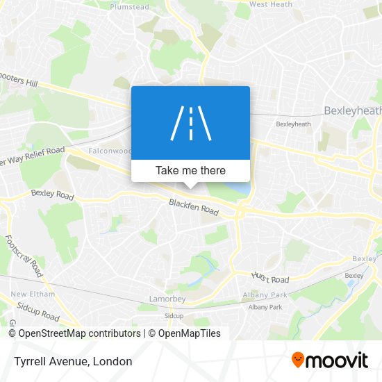Tyrrell Avenue map