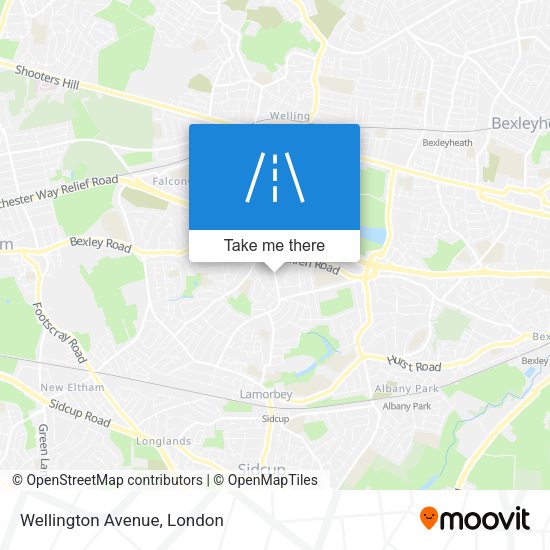 Wellington Avenue map