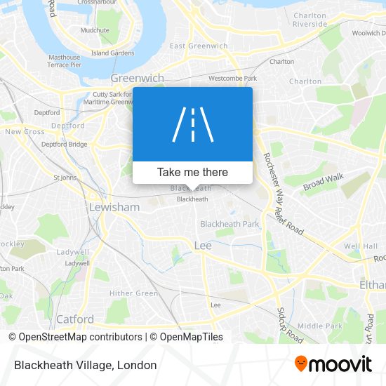 Blackheath Village map