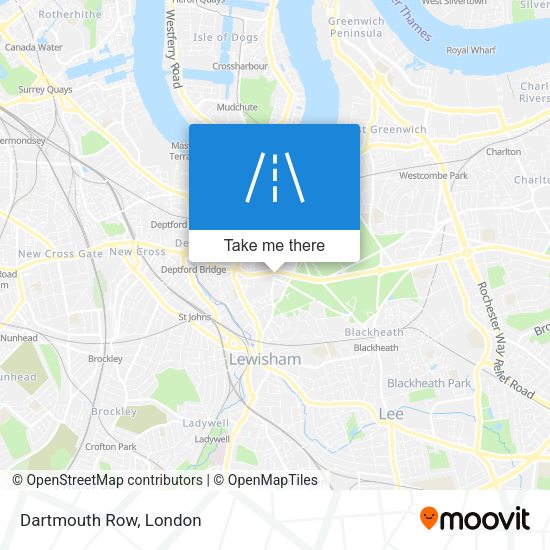 Dartmouth Row map