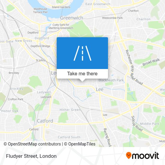 Fludyer Street map