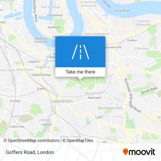 Goffers Road map