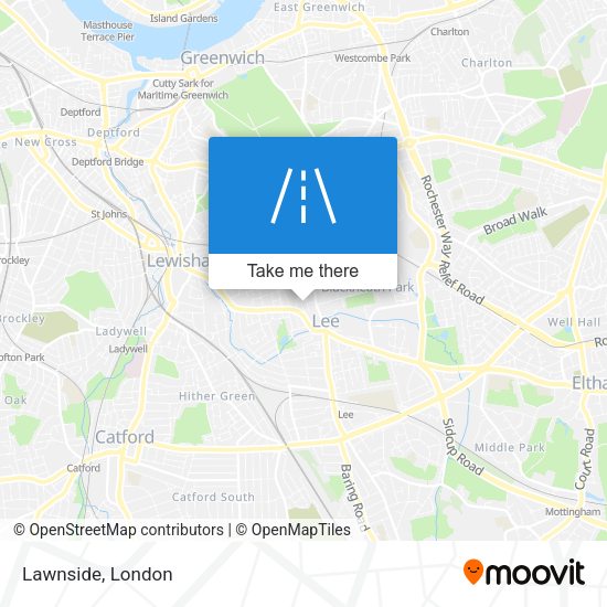 Lawnside map