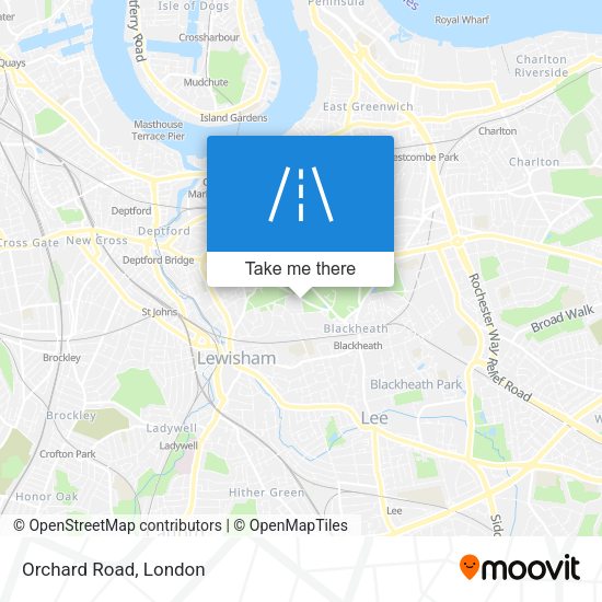 Orchard Road map