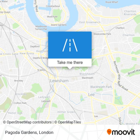Pagoda Gardens map