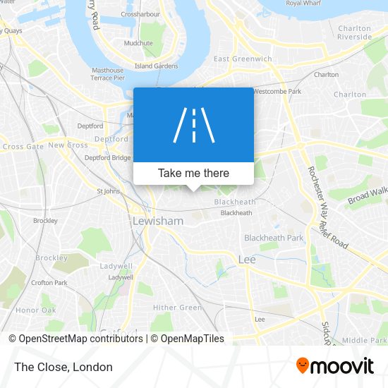 The Close map
