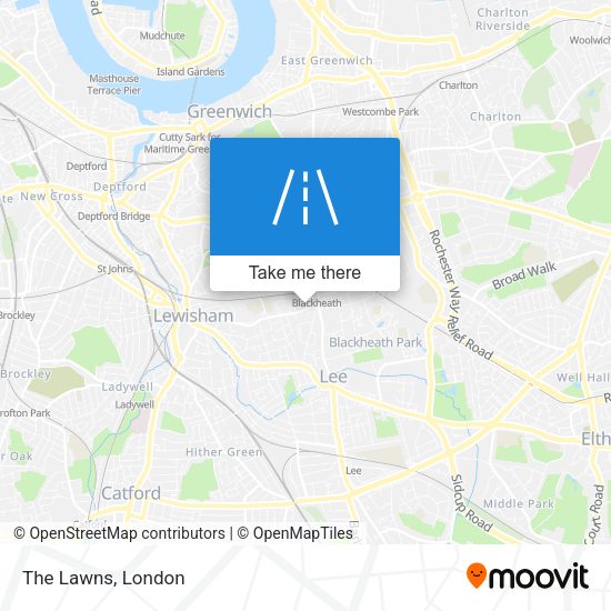 The Lawns map