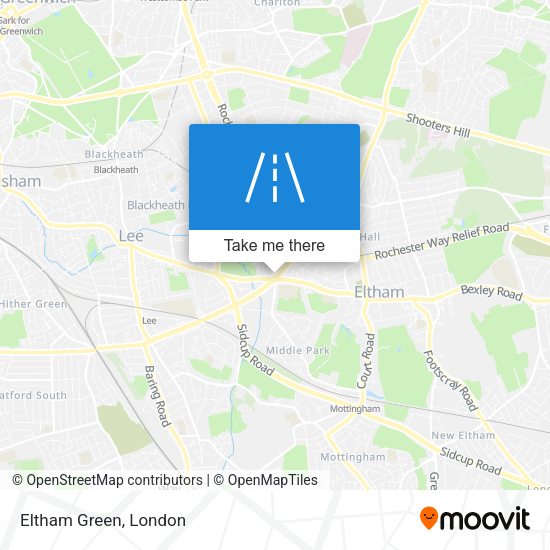 Eltham Green map