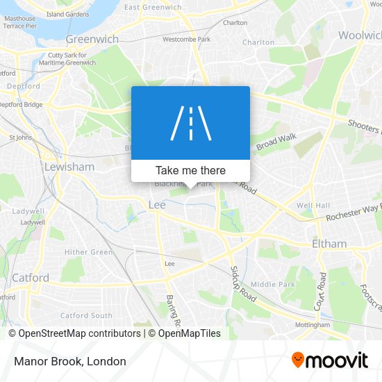 Manor Brook map