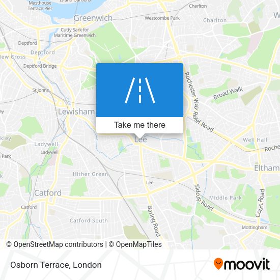 Osborn Terrace map