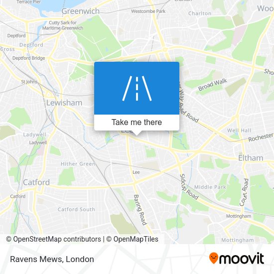Ravens Mews map