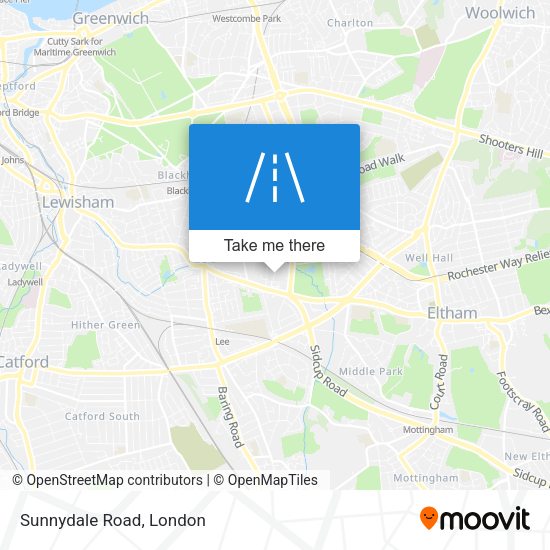 Sunnydale Road map
