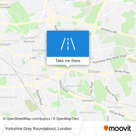 Yorkshire Grey Roundabout map