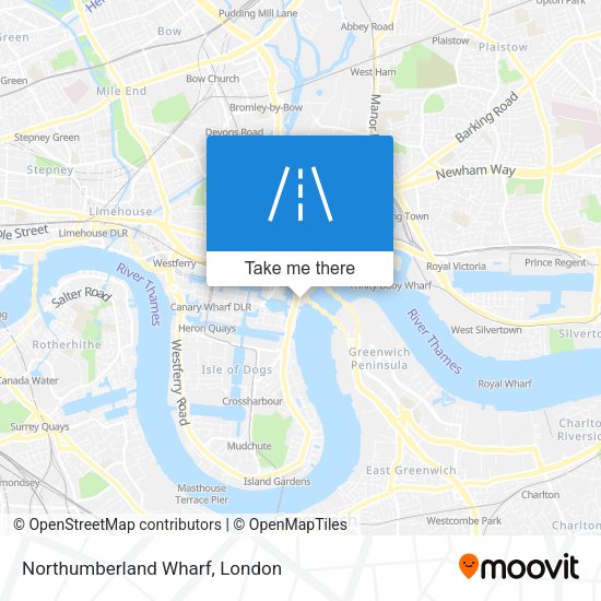Northumberland Wharf map