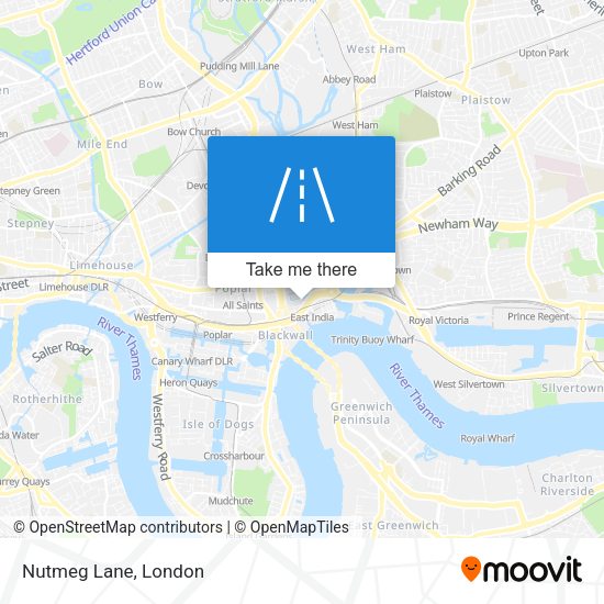 Nutmeg Lane map