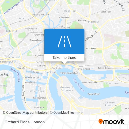 Orchard Place map