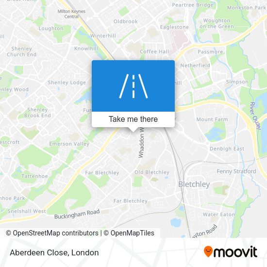 Aberdeen Close map