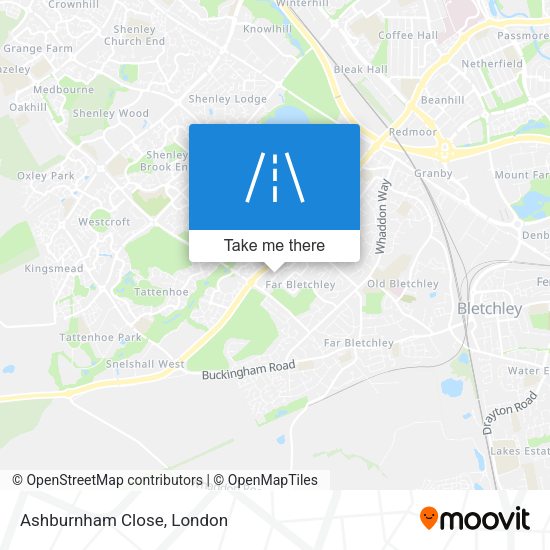 Ashburnham Close map
