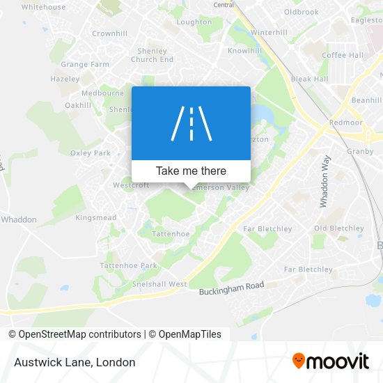 Austwick Lane map