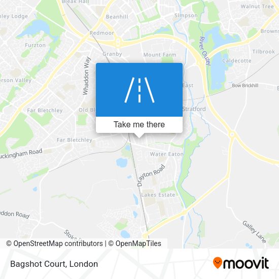 Bagshot Court map