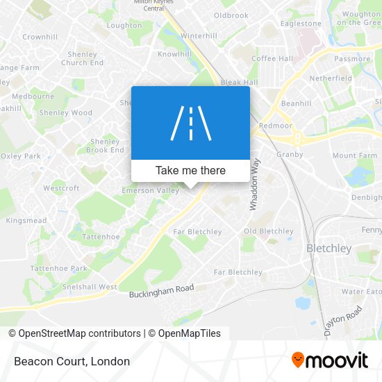 Beacon Court map