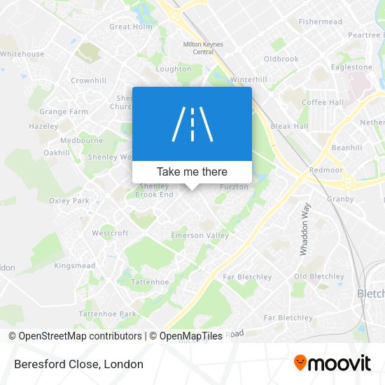Beresford Close map