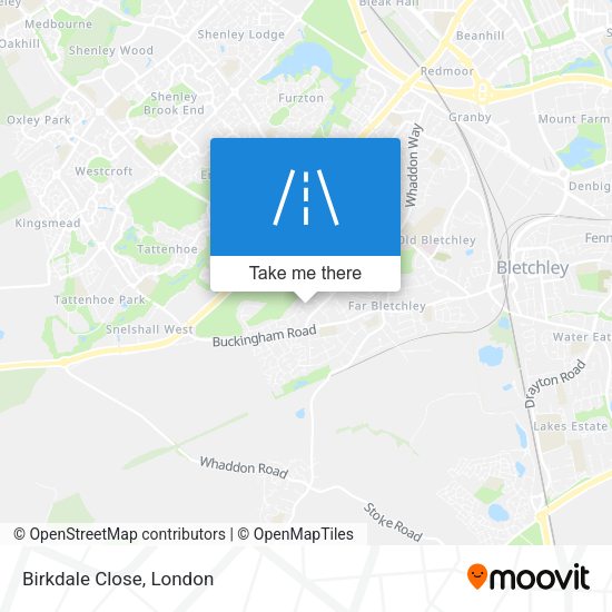 Birkdale Close map