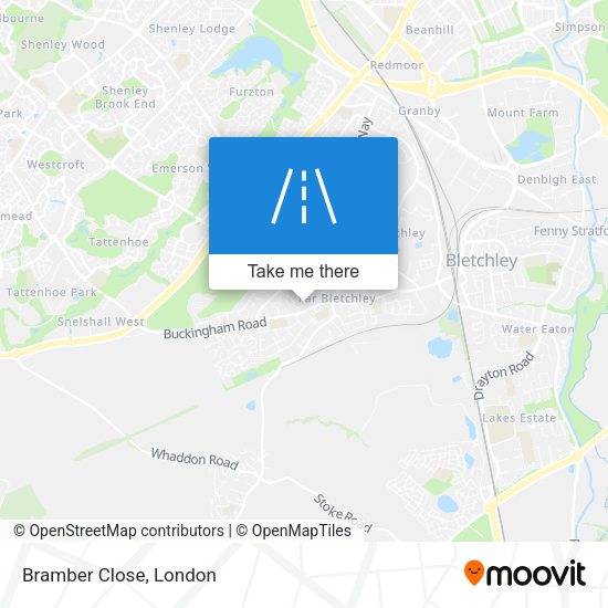Bramber Close map