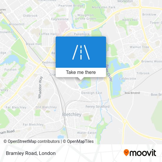 Bramley Road map