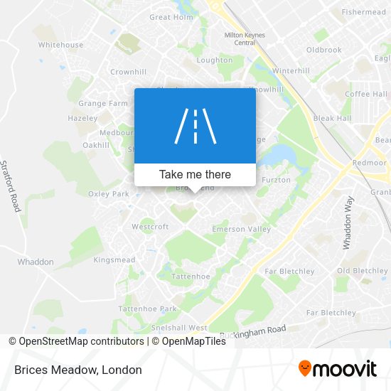 Brices Meadow map
