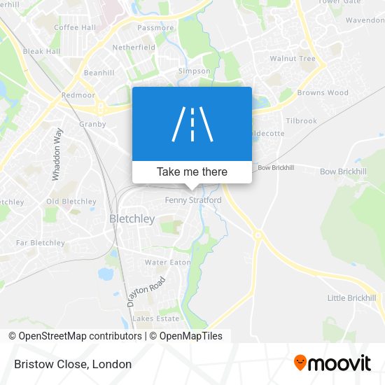 Bristow Close map