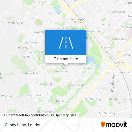 Candy Lane map