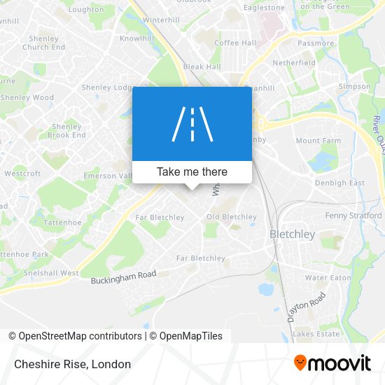 Cheshire Rise map