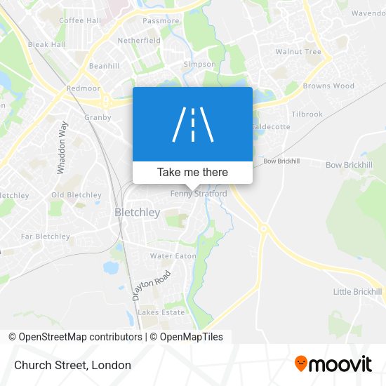 Church Street map
