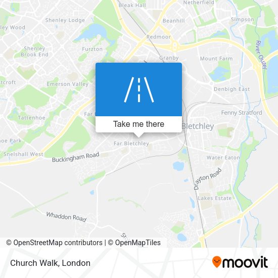 Church Walk map