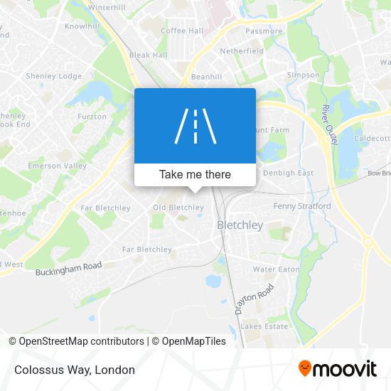 Colossus Way map