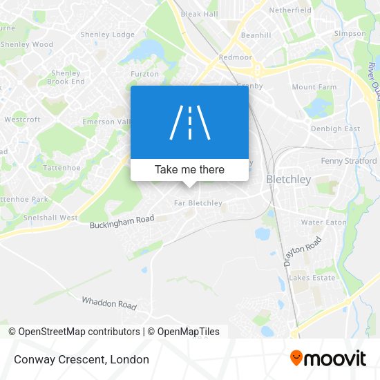 Conway Crescent map