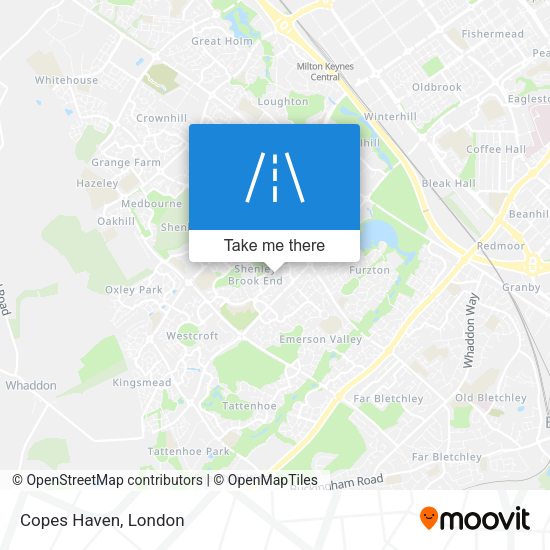 Copes Haven map