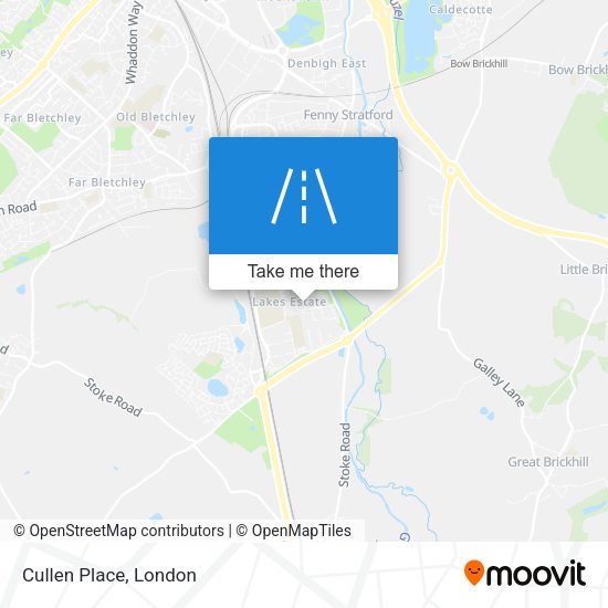 Cullen Place map