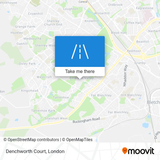 Denchworth Court map