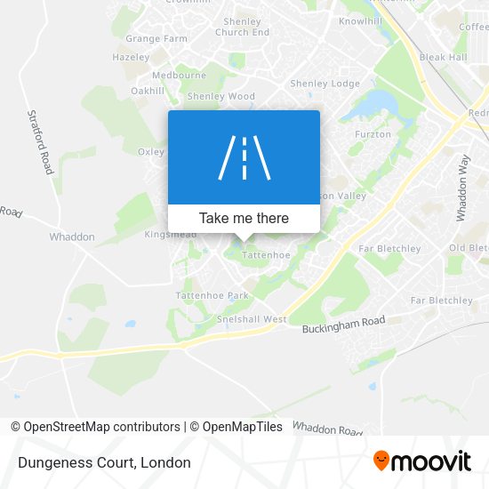 Dungeness Court map