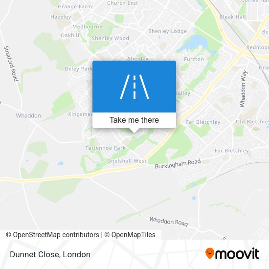Dunnet Close map