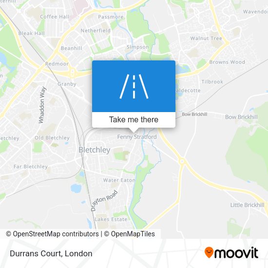 Durrans Court map