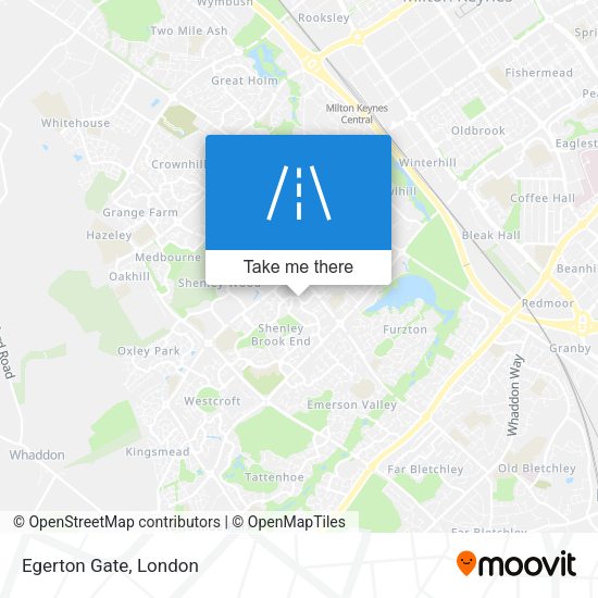 Egerton Gate map
