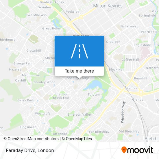 Faraday Drive map