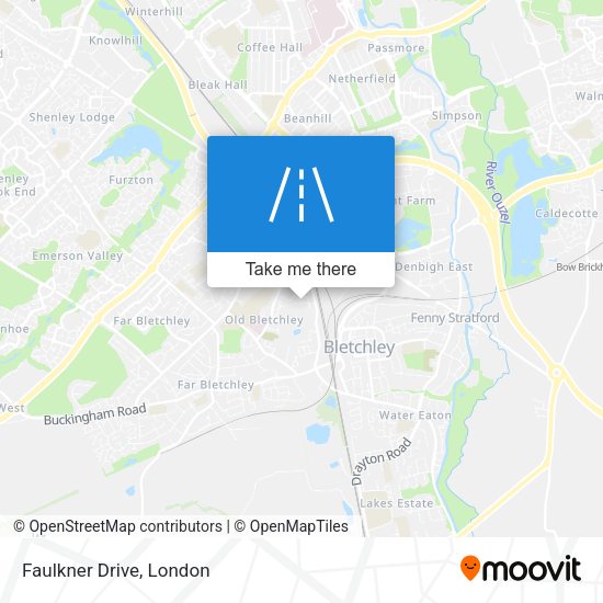 Faulkner Drive map