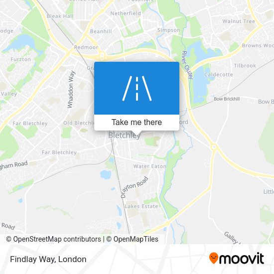 Findlay Way map