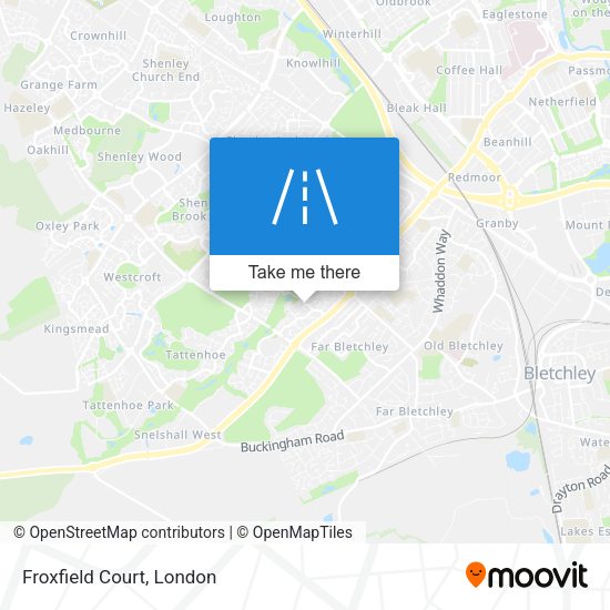 Froxfield Court map