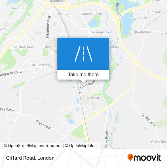Giffard Road map