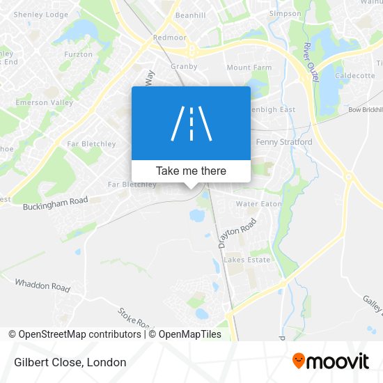Gilbert Close map